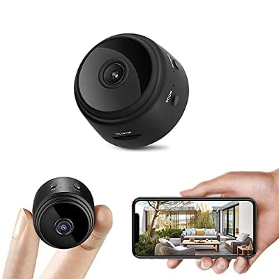 Picture of A9 Mini Camera Full1080P HD Small ip Camera IR Night Vision video surveillance Camera Motion Detection Outdoor Wifi Camera - Black