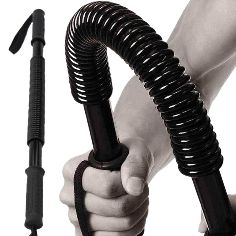 Picture of New Model Spring Arm Strength Hand Gripper Arm Power Blaster Fitness Equipment Gym Expander Forearm Power Twister - Hand Grip - Black - Int: One size