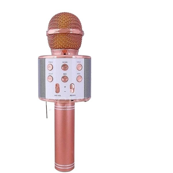 Picture of Smart Deal 24....TUXUN Q7 Portable Multi-function Wireless Microphone Karaoke KTV Player Handheld Condenser with Bluetooth Speaker - Microphone - Multicolor - Int: One size