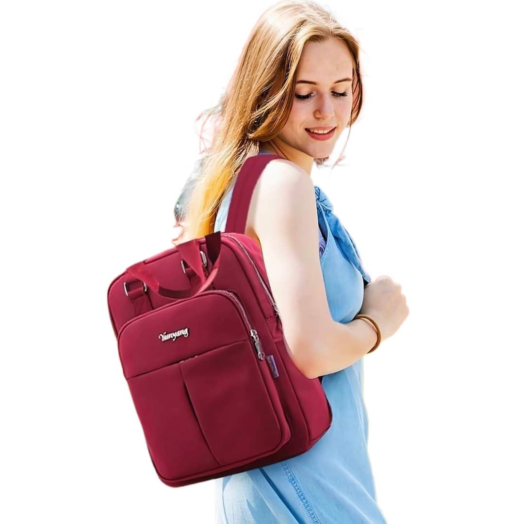 Picture of (Red Color )Travel And Student School Bag Bagpack - Red - Int: One size