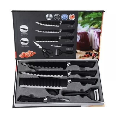 Picture of Stainless Steel Kitchen Zepter -6 Pcs Set - Black - Int: One size