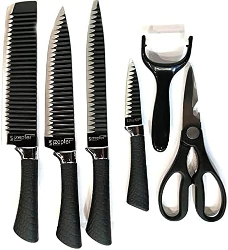 Picture of Stainless Steel Kitchen Zepter -6 Pcs Set - Black - Int: One size