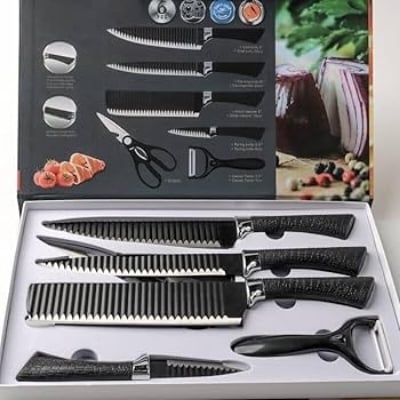 Picture of Stainless Steel Kitchen Zepter -6 Pcs Set - Black - Int: One size
