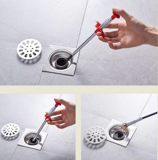 Picture of পাইপ ক্লিনার - Pipe Cleaner Four-claw Extractor Cleaning Floor Dredging Artifact - Multicolor - Int: One size