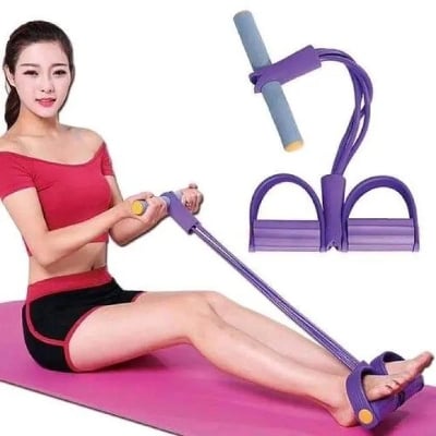Picture of Pull Reducer Body Trimmer Resistance Band Gym,Yoga Sports Exercise Equipment for Lose Waist Weight Reduce Tummy Trimme - Multicolor - Int: One size