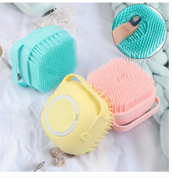 Picture of Silicone Bath Body Brush, Shower Massager/Exfoliating Back Scrubber for Shower/Back Scratchier/Body Skin Scrubber Deep Clean - Multicolor