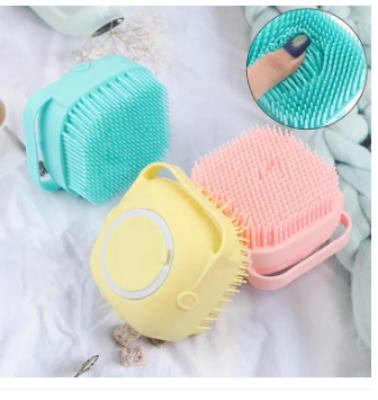 Picture of Silicone Bath Body Brush, Shower Massager/Exfoliating Back Scrubber for Shower/Back Scratchier/Body Skin Scrubber Deep Clean - Multicolor