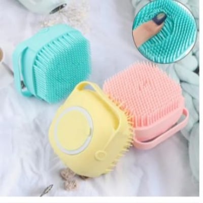 Picture of Silicone Bath Body Brush, Shower Massager/Exfoliating Back Scrubber for Shower/Back Scratchier/Body Skin Scrubber Deep Clean - Multicolor