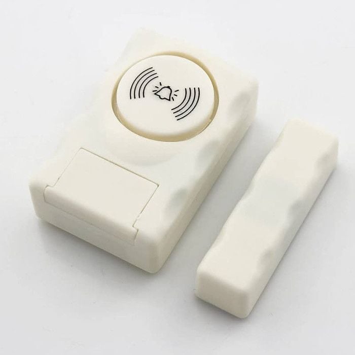Picture of Wireless Window Door Entry Security Burglar Alarm Chime Doorbell Magnetic Sensor// - White - Int: One size