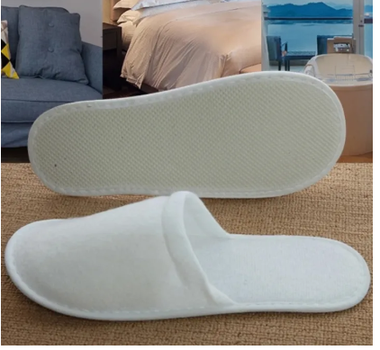 Picture of Room slippers winter room slippers winter warm room slippers winter shoes house shoes for men / women - White - Int: One size