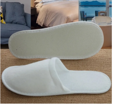 Picture of Room slippers winter room slippers winter warm room slippers winter shoes house shoes for men / women - White - Int: One size
