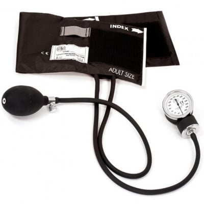 Picture of Blood Pressure Machine Monitor Sphygmomanometer- Analog Aneroid BP Machine Set with Stethoscope (IML)