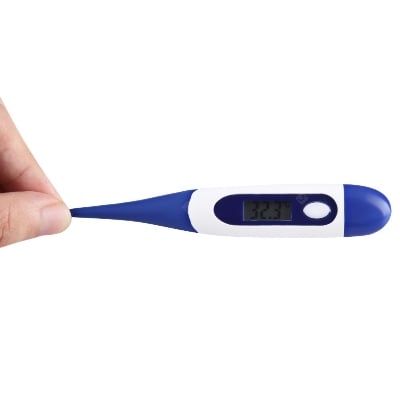 Picture of Soft Head Electronic LCD Thermometer Digital Baby Adult Medical Thermometre Body Fever Temperature Measuring Tools - Chili Red