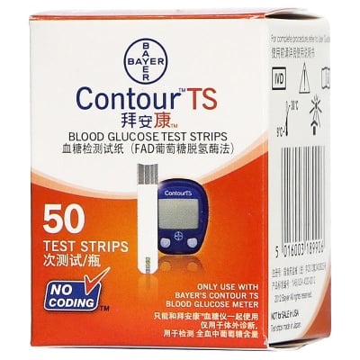 Picture of Bayer Contour Blood Sugar Test Meter Test Strips Glucose Meter Glucometro Diabete Diabetic Products Diabetese Lancet - Not Specified