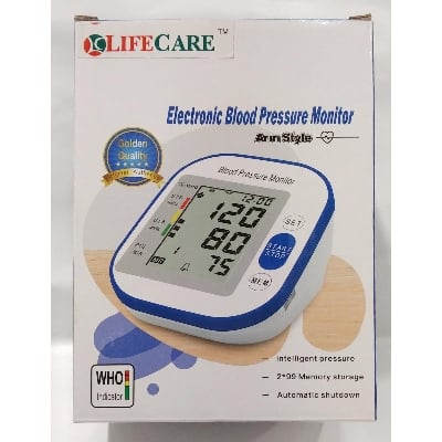 Picture of Automatic Blood Pressure Monitor (White) Life care