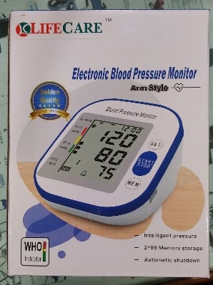 Picture of Automatic Blood Pressure Monitor (White) Life care