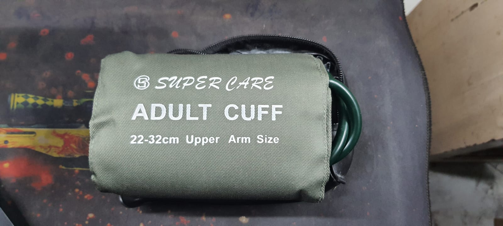Picture of super care Blood Pressure Monitor Aneroid Sphygmomanometer  - Analog BP Machine Set With Stethoscope