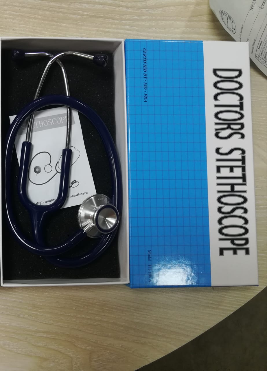 Picture of Doctors Manual Blood Pressure Monitor Diastolic Sphygmomanometer Medical Doctor Stethoscope Sphygmomanometer Cuff