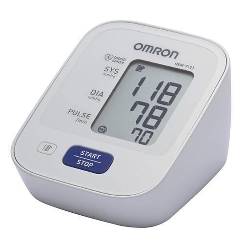 Picture of Omron HEM 7120 Fully Automatic Digital Blood Pressure Monitor With Intellisense Technology For Most Accurate Measurement - White