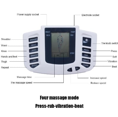 Picture of Healthy Care Full Body Tens Acupuncture Electric Therapy Massager Meridian Physiotherapy Massager Apparatus Massager - Not Specified