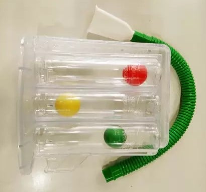 Picture of Three-ball Apparatus Vital Capacity Breathing Trainer Incentive Spirometer Lung Breathing Exerciser Rehabilitation Training