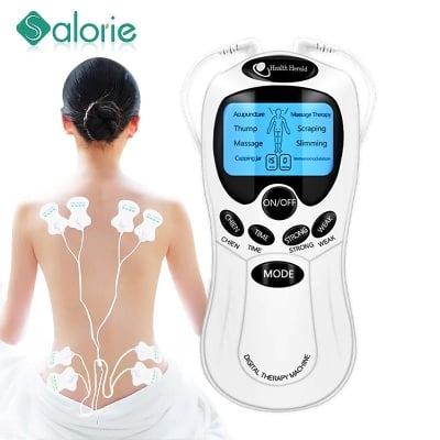 Picture of 8 mode EMS Electric herald Tens Machine Acupuncture Body Massage Digital Therapy Massager Muscle Stimulator Electrostimulator - Not Specified