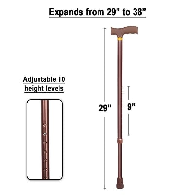 Picture of Premium Height Adjustable Walking Stick - Not Specified