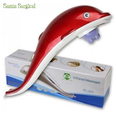Picture of Infrared Dolphin Electronic Massager - Red