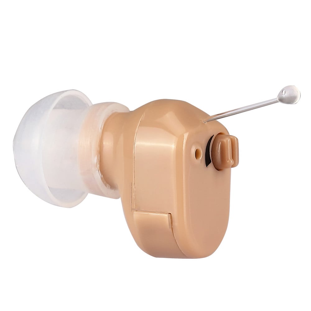 Picture of K-188 Mini Noise Reduction Invisible Adjust Hearing Aid Sound Voice Amplifier - Beige