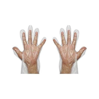 Picture of Poly Hand Gloves (100 Pcs) - 50 Pairs