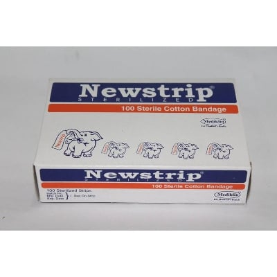 Picture of 100 Pcs Newstrip First Aid Strip Tape - Newstrip One Time Bandages