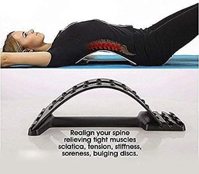 Picture of Magnetic Therapy Back Massager Stretcher Neck Stretch Tools Massage Cervical Pillow Lumbar Spine Support Corrector pain Relief