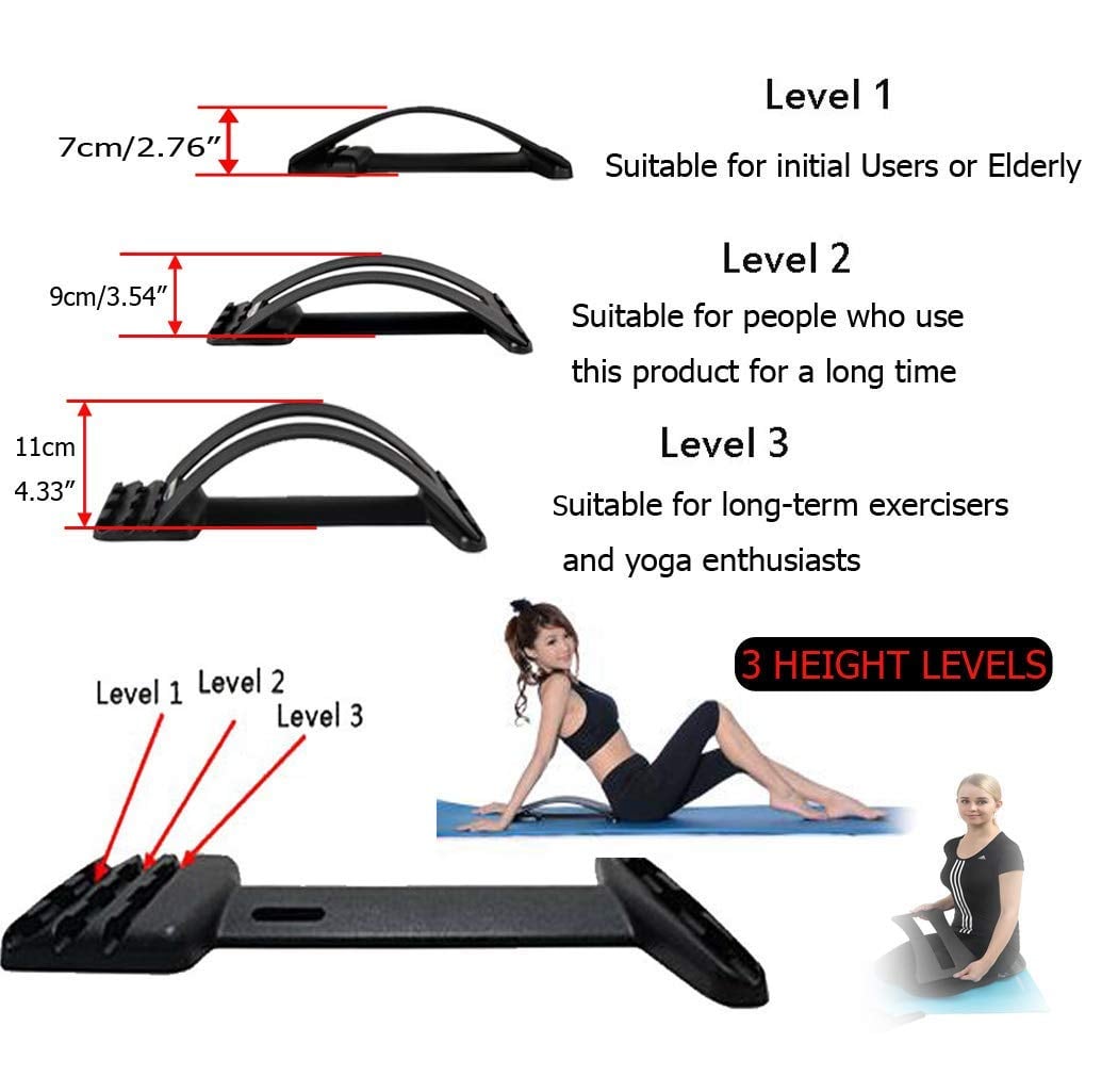 Picture of Magnetic Therapy Back Massager Stretcher Neck Stretch Tools Massage Cervical Pillow Lumbar Spine Support Corrector pain Relief