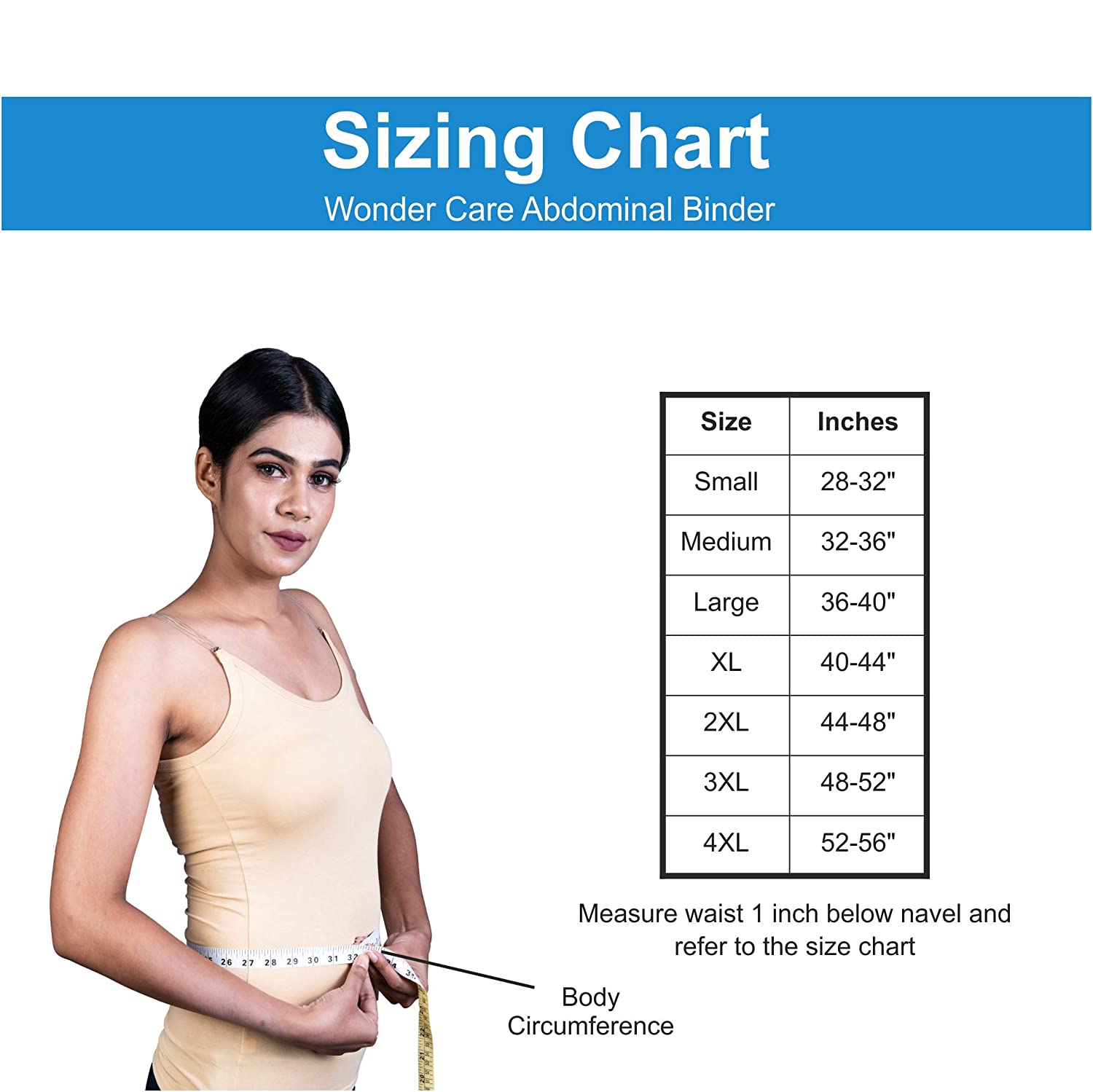 Picture of Abdominal Belt after delivery Tummy Reduction Trimmer Belly Slimming Binder for Women & Men Abdomen Compression Support Grey Hook and Loop closure