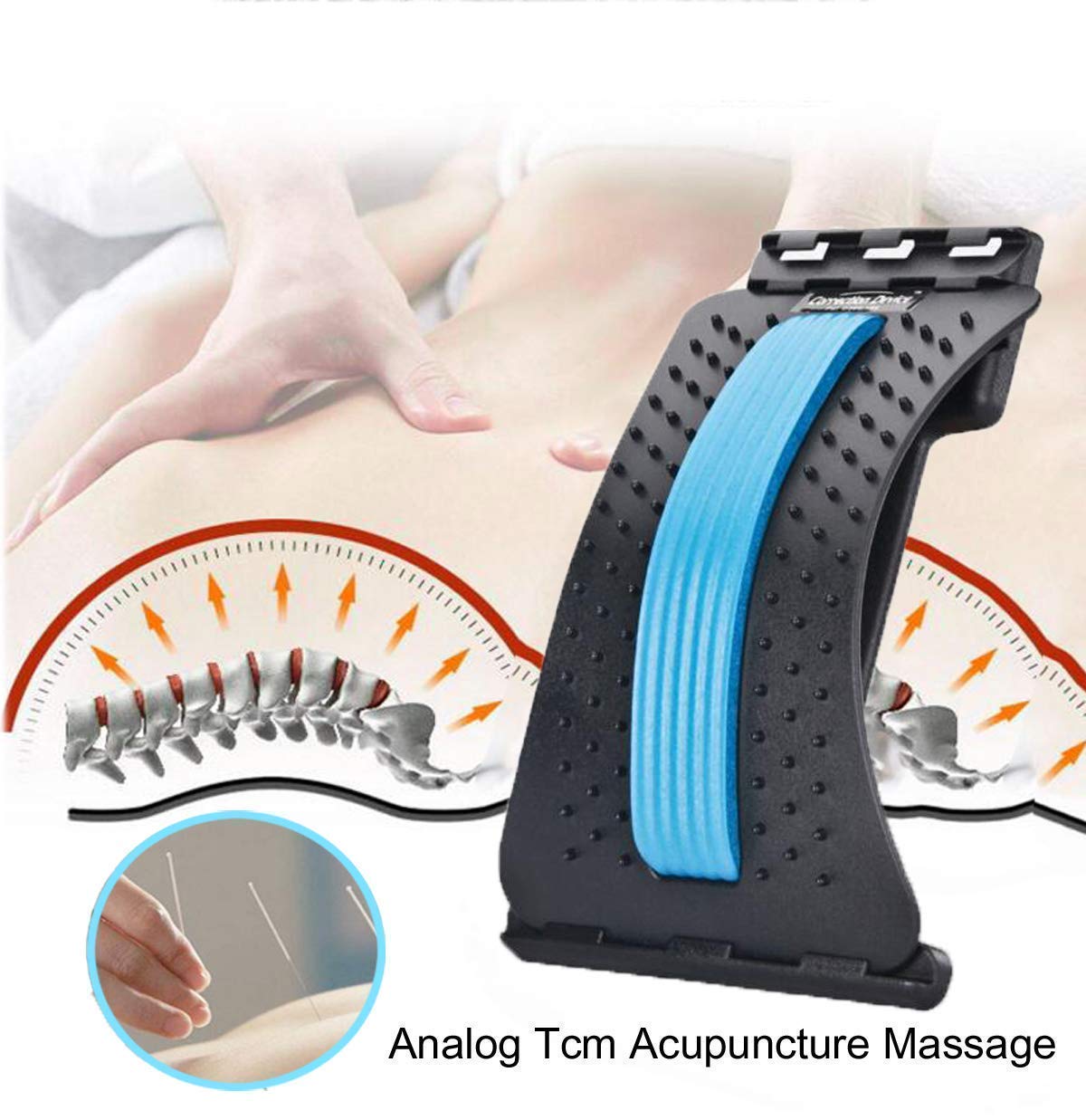 Picture of Back Massage Magic Stretcher Back Support Lumbar Spine Massager Relaxation Spine Pain Fitness Tools