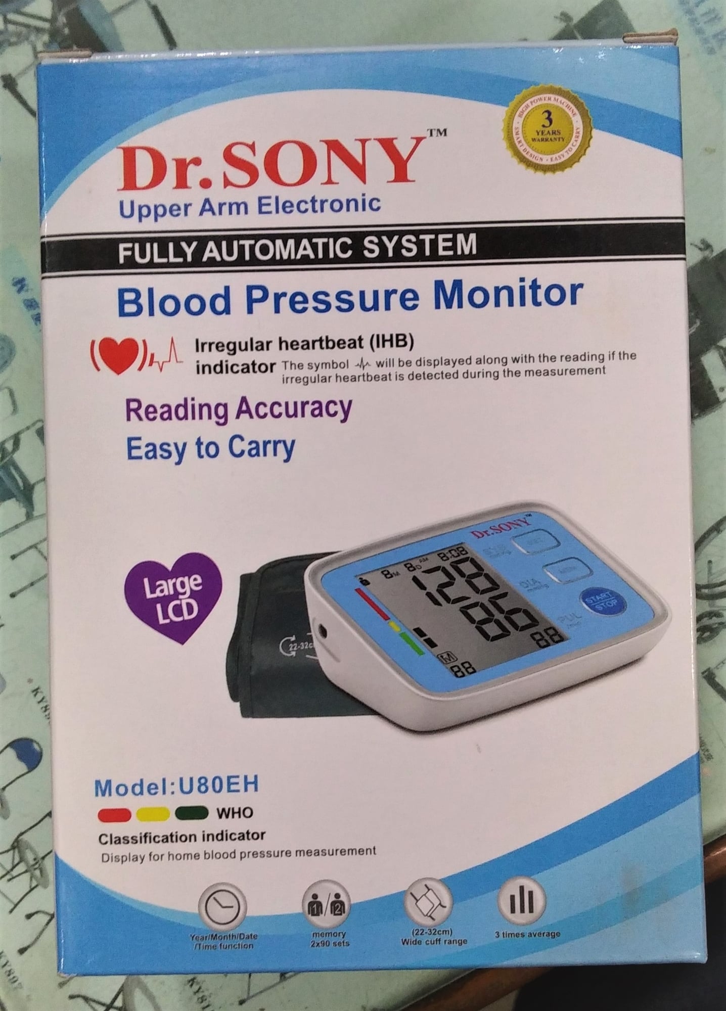 Picture of Digital Blood Pressure Monitor Dr.Sony