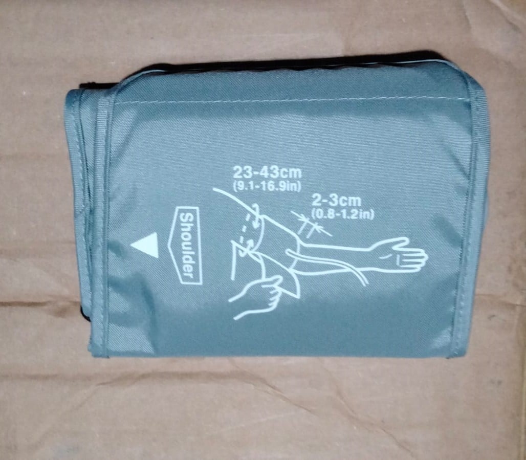 Picture of 22-42 CM Large Portable Portable Arm Digital Blood Pressure Monitor Cuff Single tube Tonometer Cuff For Sphygmomanometer BP meter - Hand