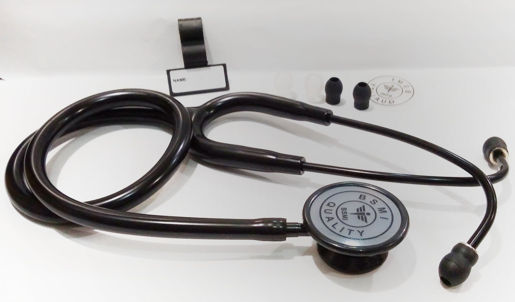 Picture of BSMI Black Edition Light Weight Stethoscope