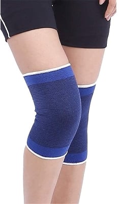 Picture of 1pis Knee Support Adjustable Sleeve For Knee Cap compression Pain relief Running Gym Sports activity For Men & Women