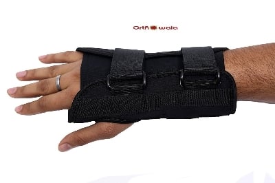 Picture of Wrist Support Splint: Ideal for Reducing Pain from with Carpal Tunnel, Sprains, or Arthritis. Suitable for Both Hand