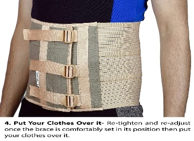 Picture of Abdominal Belt after delivery Tummy Reduction Trimmer Belly Binder Stomach belt Waist belt for Women & Men Abdomen
