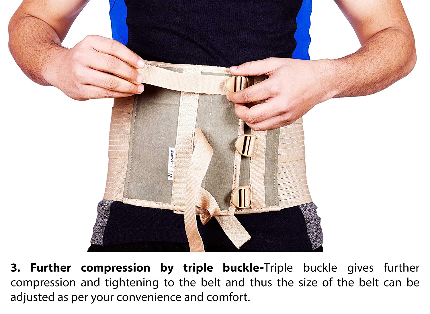 Picture of Abdominal Belt after delivery Tummy Reduction Trimmer Belly Binder Stomach belt Waist belt for Women & Men Abdomen