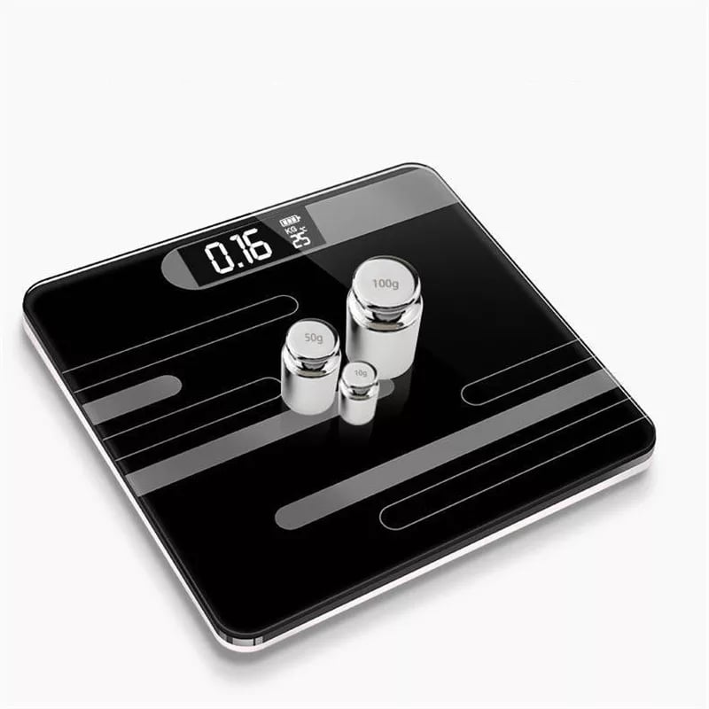 Picture of Body Fat Scale Floor Scientific Smart Electronic LED Digital Body Weight Bathroom Balance Weighing Scales Glass Floor Scales