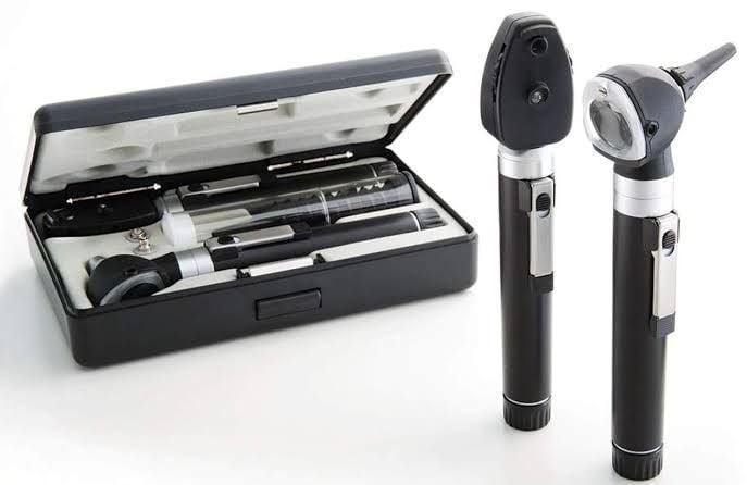 Picture of Professional Otoscope Diagnostic Kit Medical Home Doctor ENT Ear Care Endoscope LED Portable Otoscope Ear Cleaner with 8 Tips