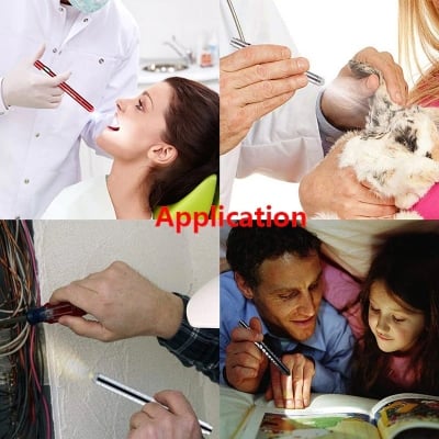 Picture of Medical Flashlight Lanterna With Pupil Gauge LED Pen Light Torch Lamp Outdoor Camping Work Light For Doctor Nurse Diagnostic