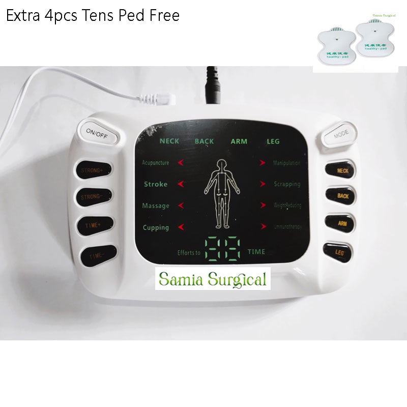 Picture of Ems Massage Tens Machine Physiotherapy Acupuncture Body Muscle Massager Electric Digital Therapy Machine 8 Modes Health Care