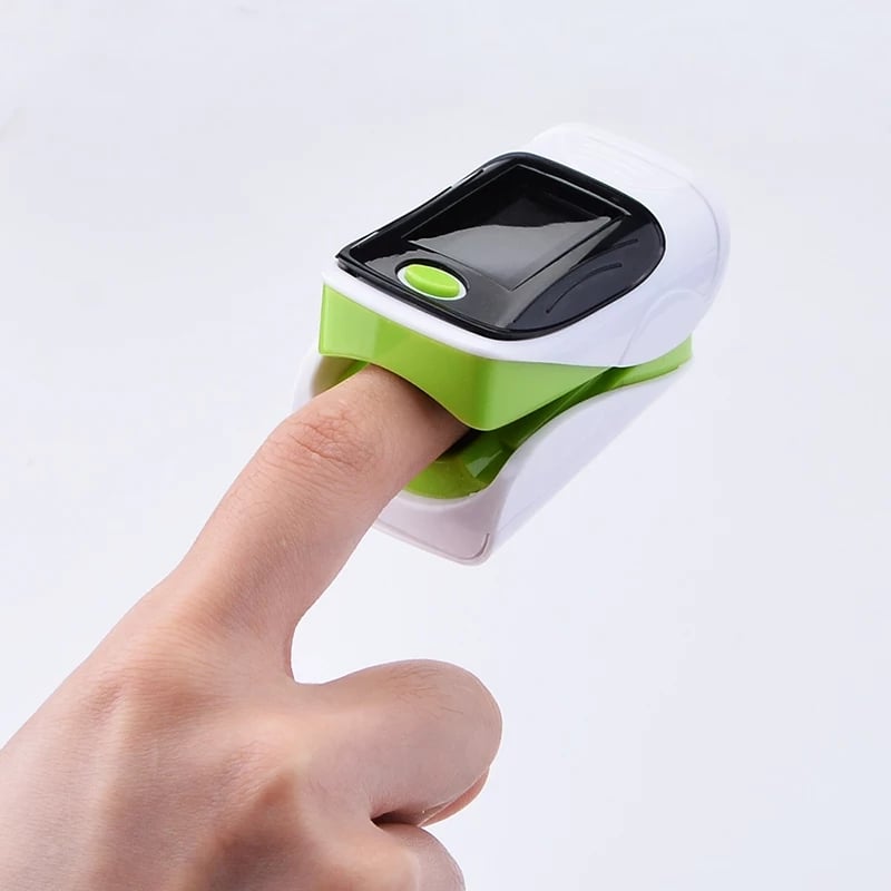 Picture of Oximeter Finger Clip Oximeter Finger Pulse Monitor Oxy Saturation Monitor Heart Rate Meter