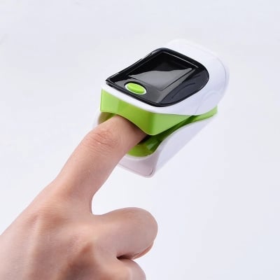 Picture of Oximeter Finger Clip Oximeter Finger Pulse Monitor Oxy Saturation Monitor Heart Rate Meter