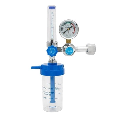 Picture of Oxygen Flowmeter Made of Metal, Manually Control Oxygen Flow