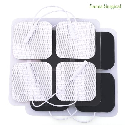 Picture of 8Pcs 5X5Cm Electrode Pads For Electric Tens Acupuncture Digital Therapy Machine For Slimming Electric Body Massager Frequency - Massage Machine